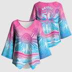 NAIDOC Week 50 Years Deadly Kimono Sleeve Blouse Aboriginal Dreamtime