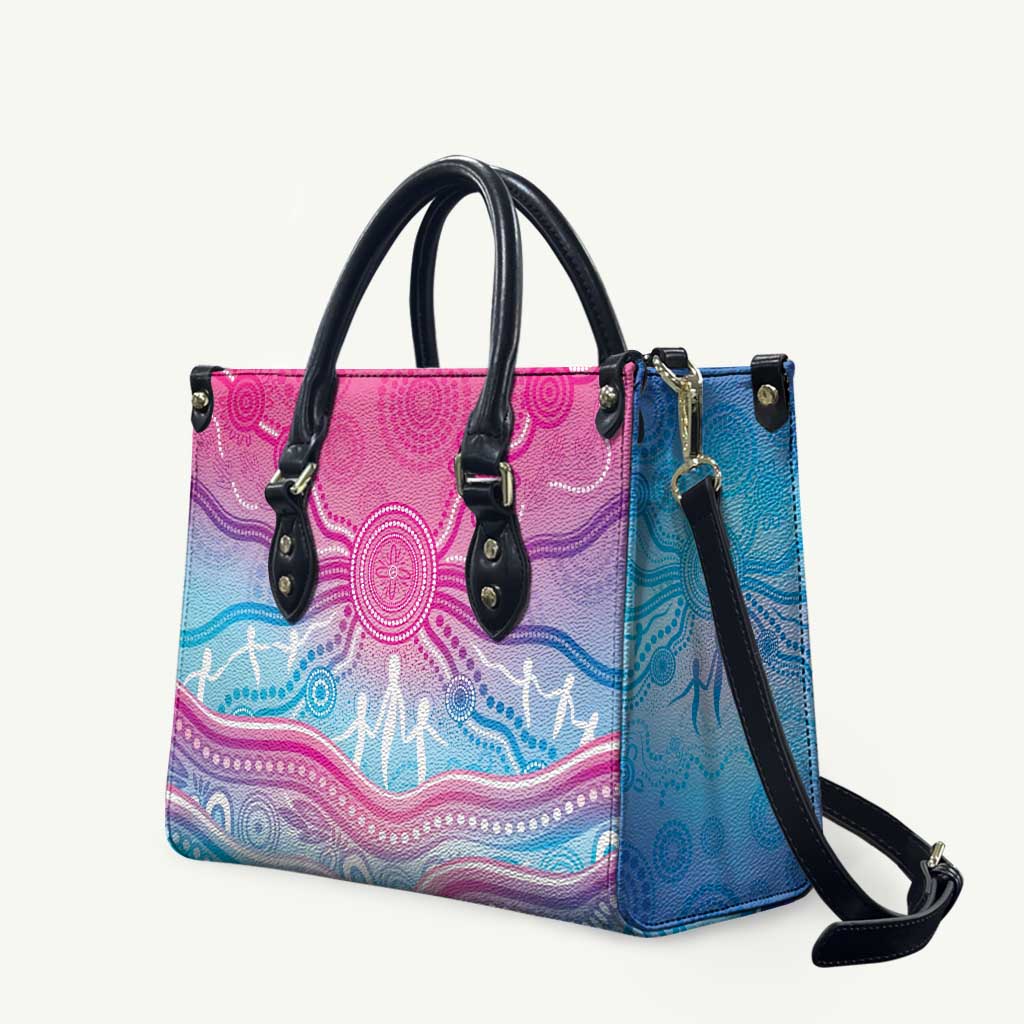 NAIDOC Week 50 Years Deadly Leather Bag Aboriginal Dreamtime