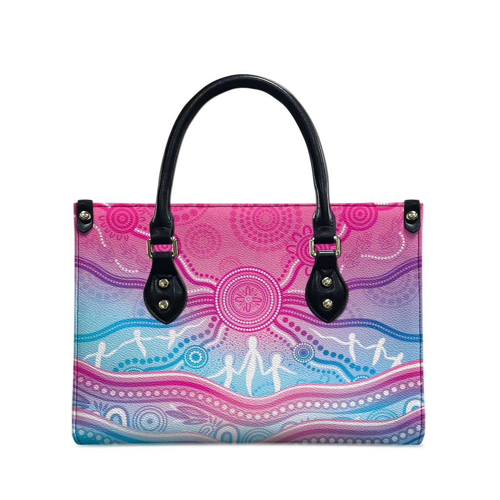 NAIDOC Week 50 Years Deadly Leather Bag Aboriginal Dreamtime