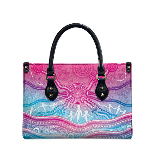 NAIDOC Week 50 Years Deadly Leather Bag Aboriginal Dreamtime