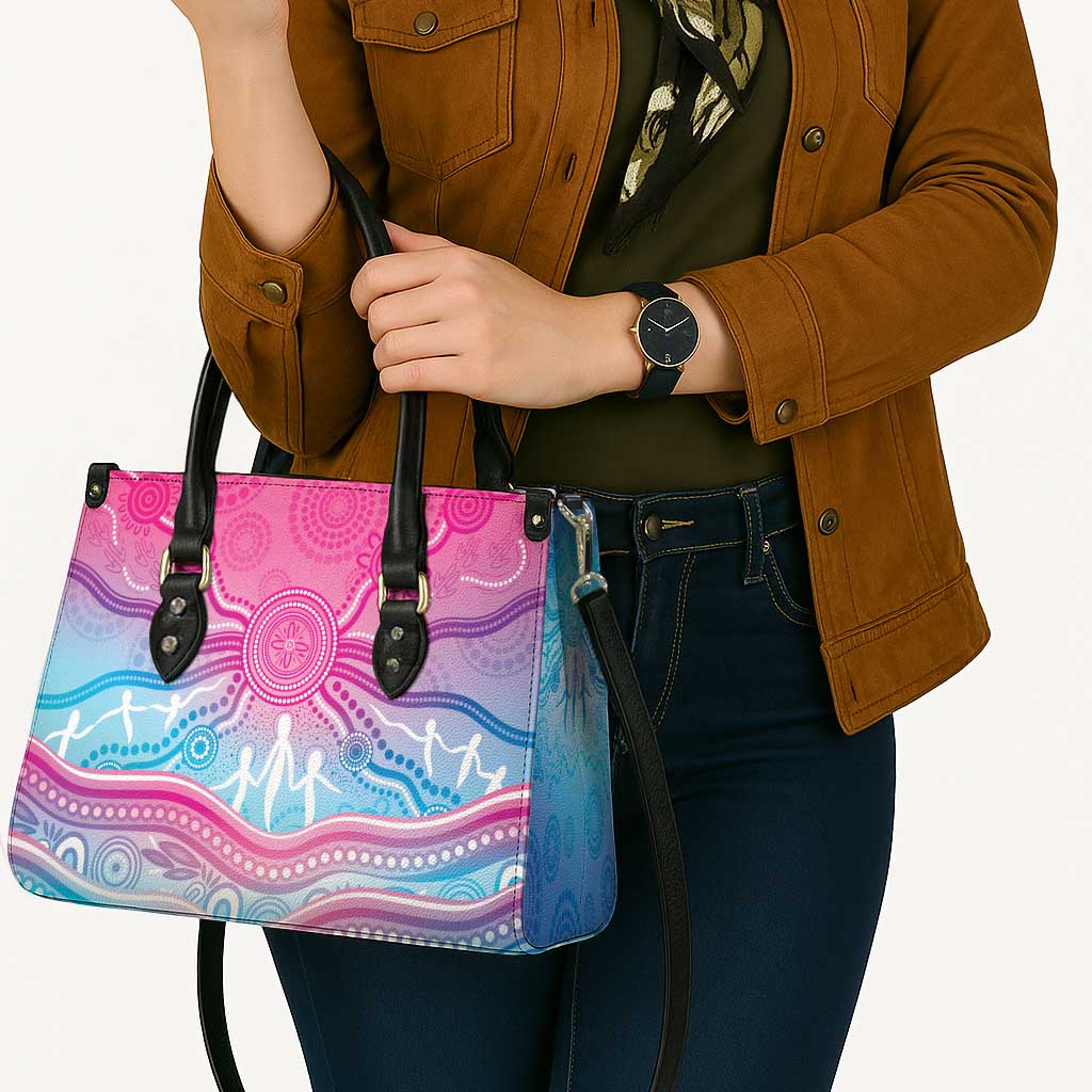 NAIDOC Week 50 Years Deadly Leather Bag Aboriginal Dreamtime