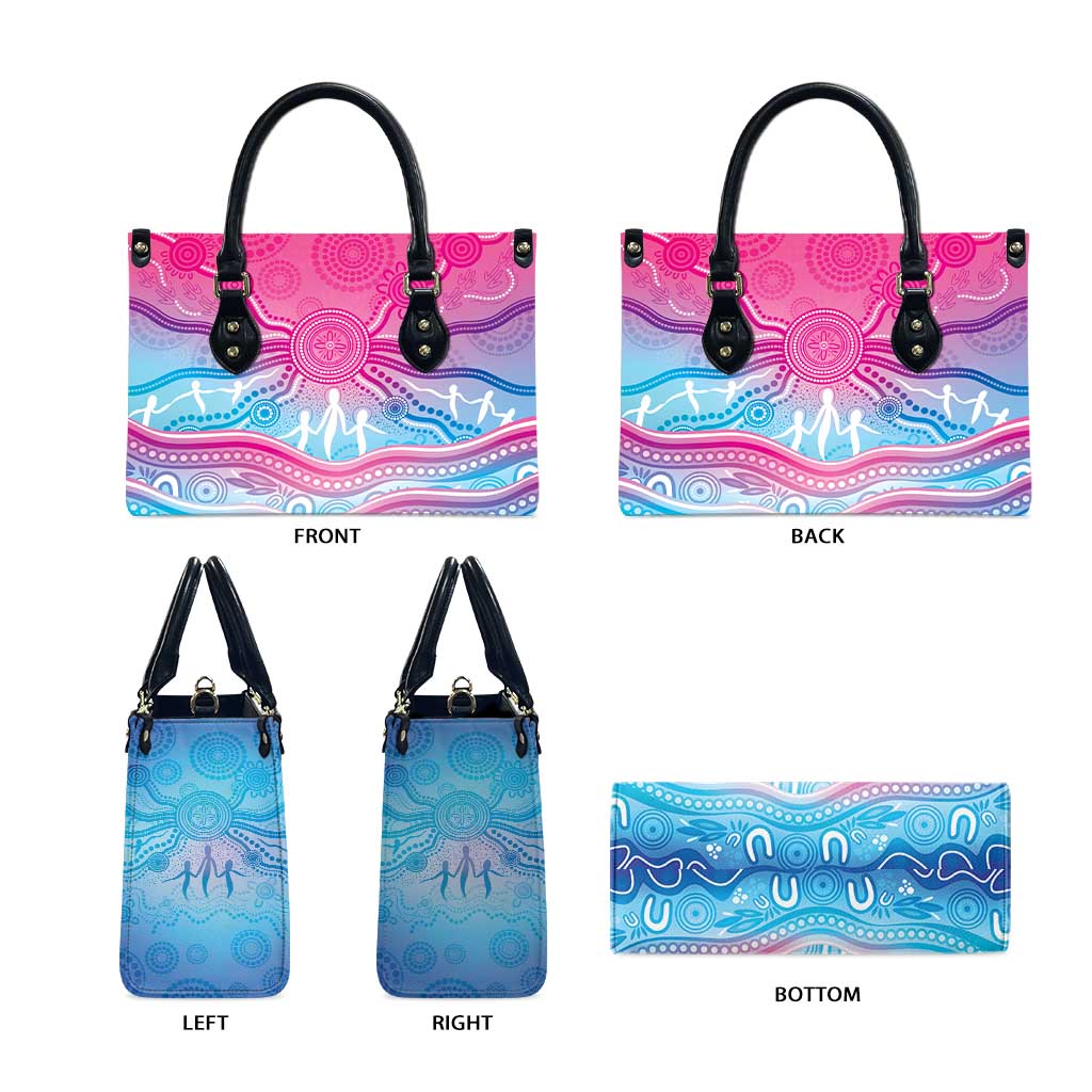 NAIDOC Week 50 Years Deadly Leather Bag Aboriginal Dreamtime