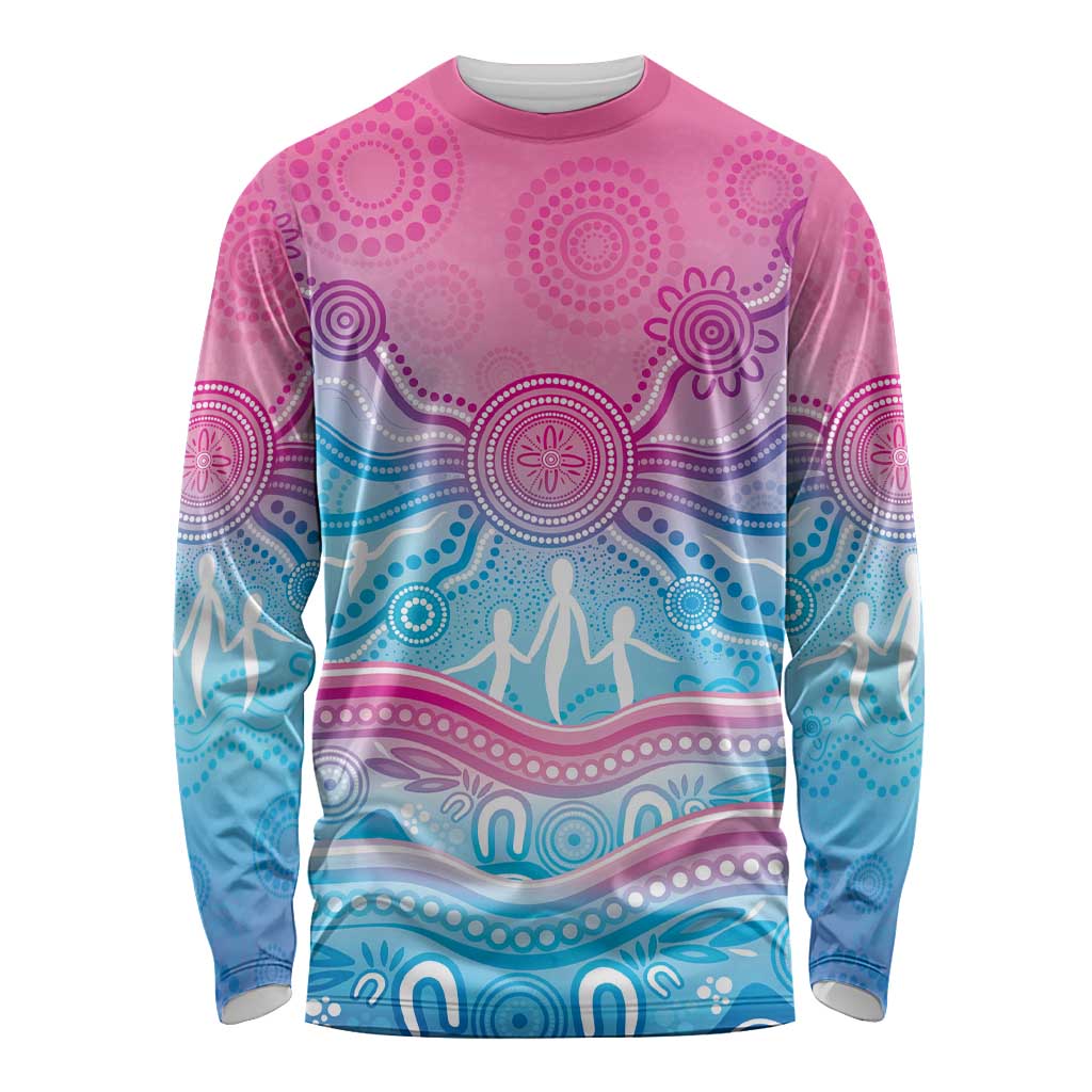 NAIDOC Week 50 Years Deadly Long Sleeve Shirt Aboriginal Dreamtime