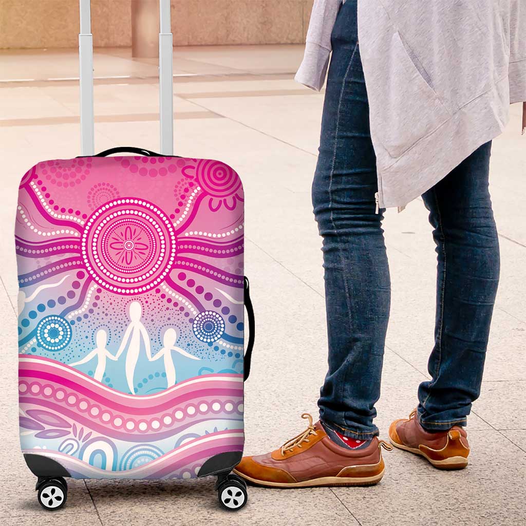 NAIDOC Week 50 Years Deadly Luggage Cover Aboriginal Dreamtime