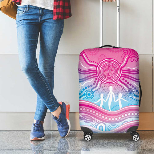 NAIDOC Week 50 Years Deadly Luggage Cover Aboriginal Dreamtime