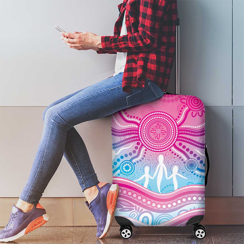 NAIDOC Week 50 Years Deadly Luggage Cover Aboriginal Dreamtime