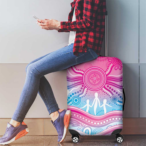 NAIDOC Week 50 Years Deadly Luggage Cover Aboriginal Dreamtime