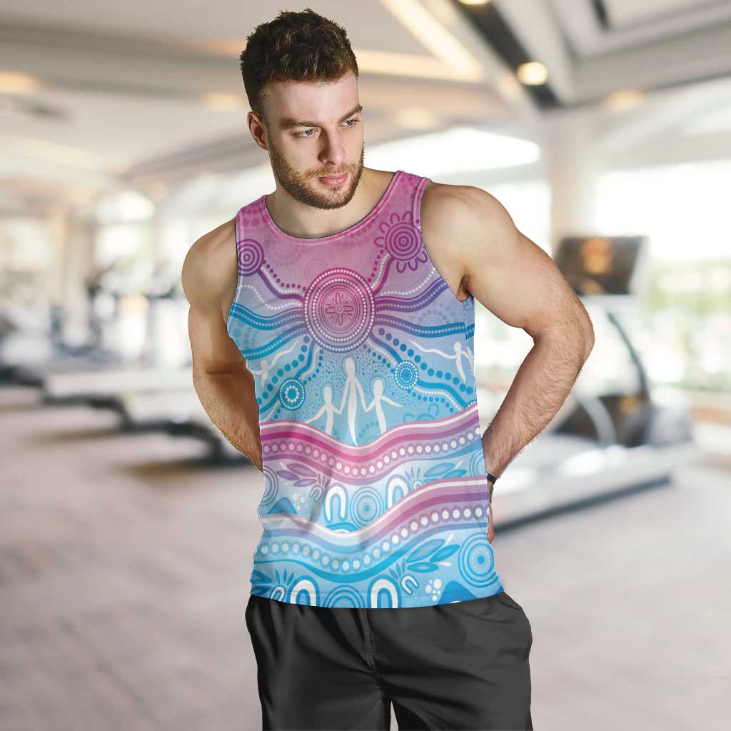 NAIDOC Week 50 Years Deadly Men Tank Top Aboriginal Dreamtime