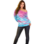 NAIDOC Week 50 Years Deadly Off Shoulder Sweater Aboriginal Dreamtime