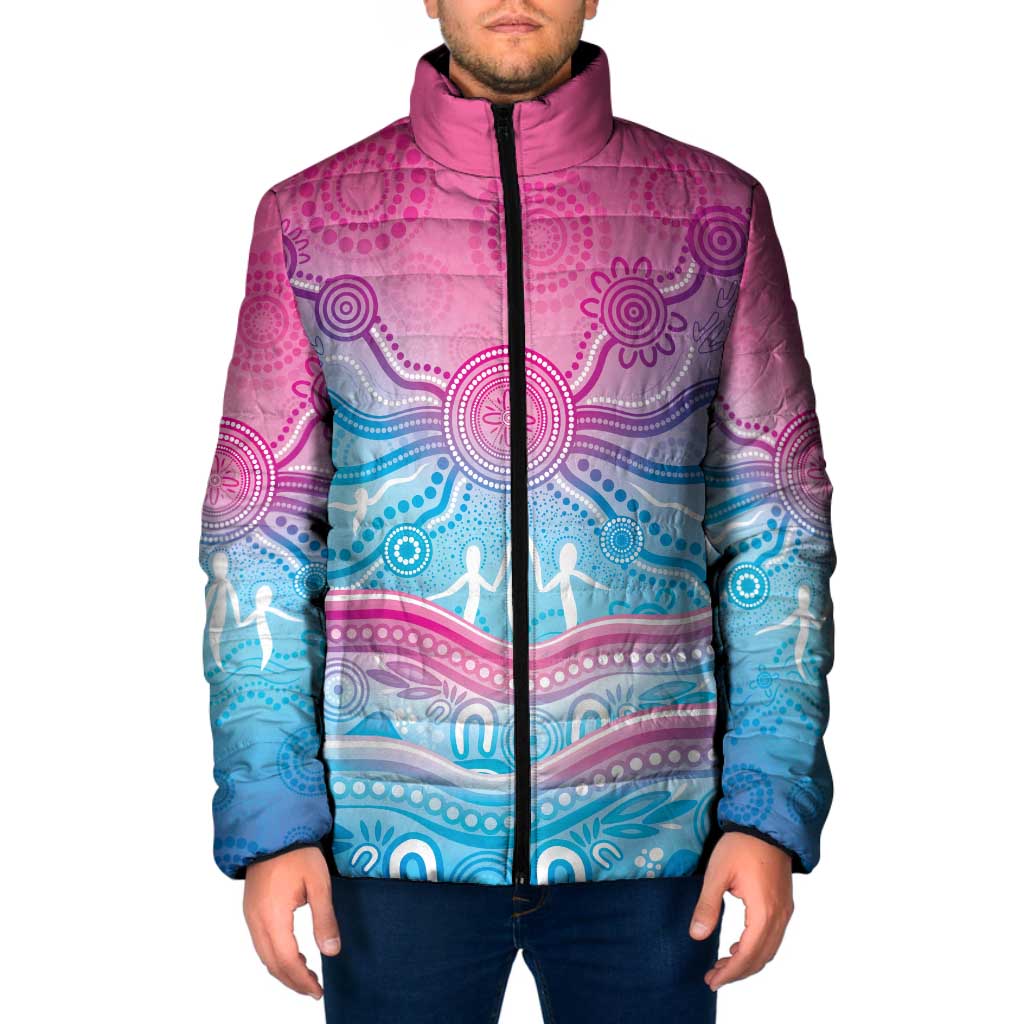 NAIDOC Week 50 Years Deadly Padded Jacket Aboriginal Dreamtime