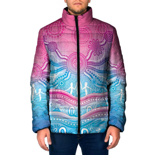 NAIDOC Week 50 Years Deadly Padded Jacket Aboriginal Dreamtime