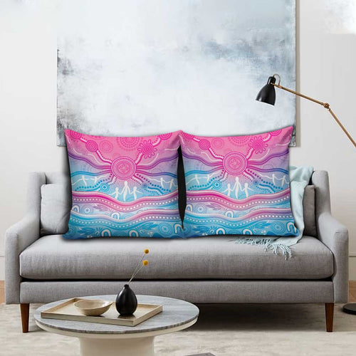 NAIDOC Week 50 Years Deadly Pillow Cover Aboriginal Dreamtime