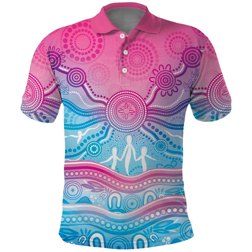NAIDOC Week 50 Years Deadly Polo Shirt Aboriginal Dreamtime