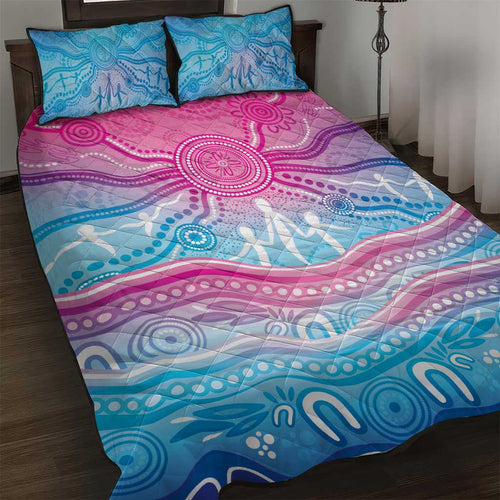 NAIDOC Week 50 Years Deadly Quilt Bed Set Aboriginal Dreamtime