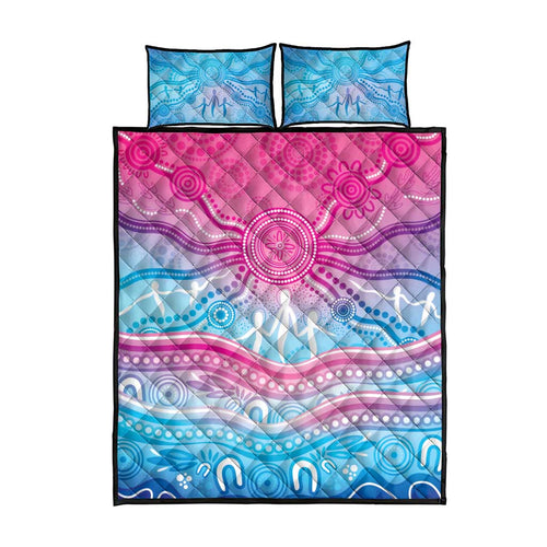 NAIDOC Week 50 Years Deadly Quilt Bed Set Aboriginal Dreamtime