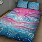 NAIDOC Week 50 Years Deadly Quilt Bed Set Aboriginal Dreamtime