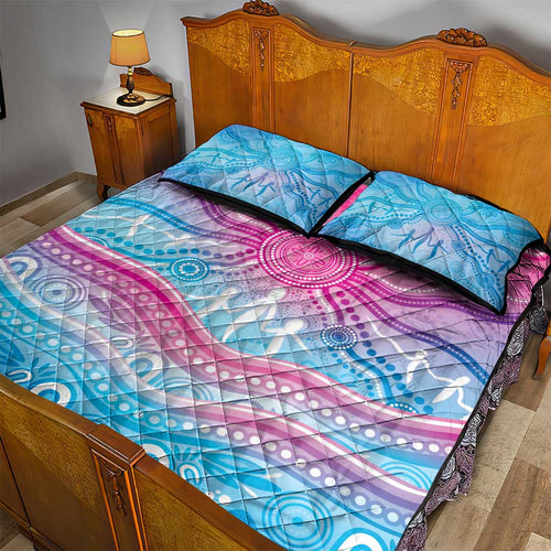 NAIDOC Week 50 Years Deadly Quilt Bed Set Aboriginal Dreamtime