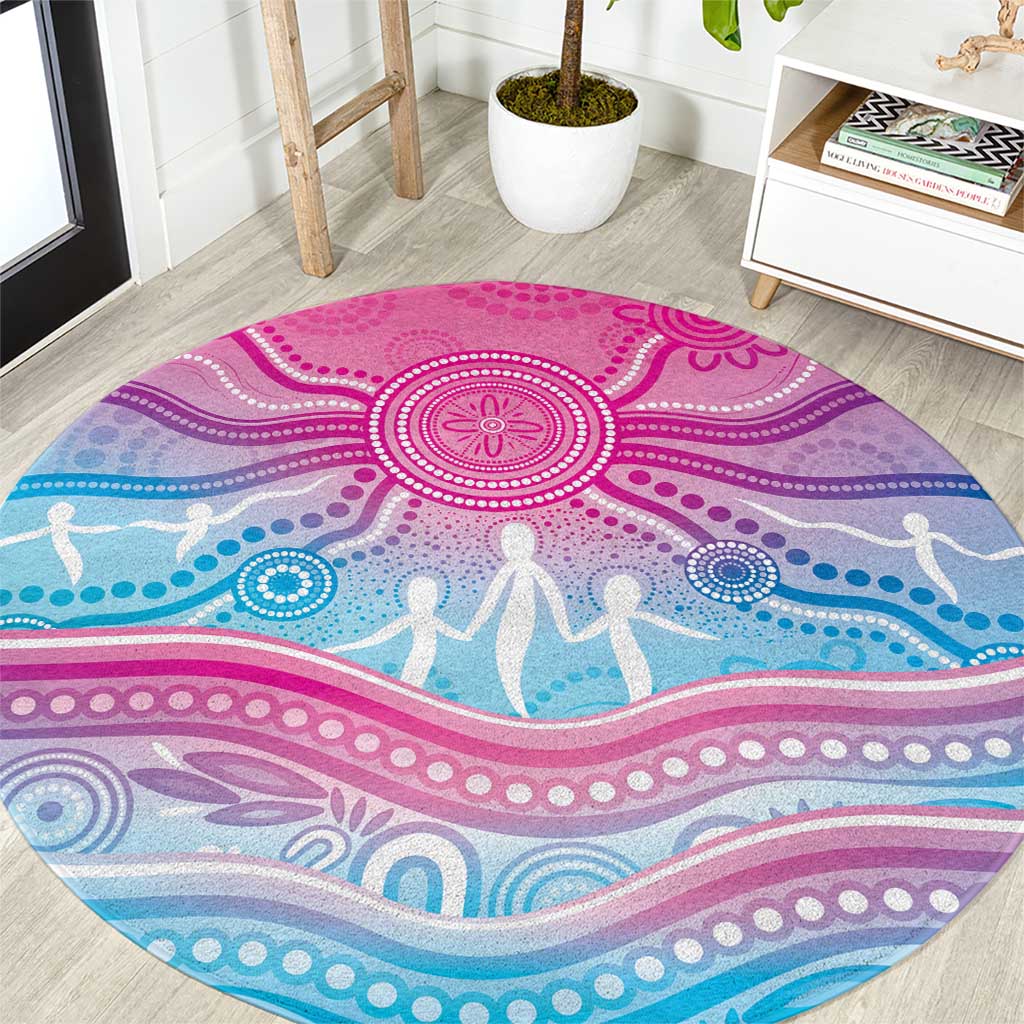NAIDOC Week 50 Years Deadly Round Carpet Aboriginal Dreamtime