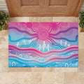 NAIDOC Week 50 Years Deadly Rubber Doormat Aboriginal Dreamtime