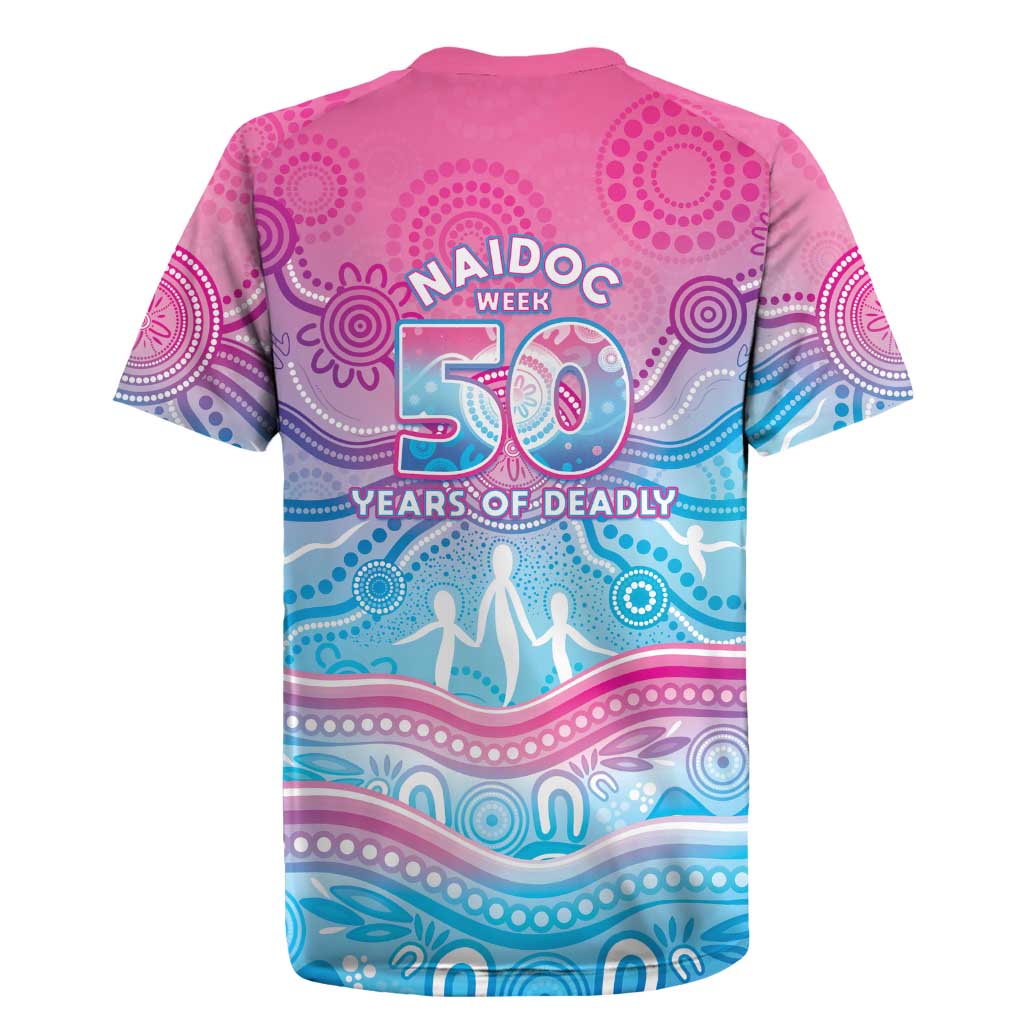 NAIDOC Week 50 Years Deadly Rugby Jersey Aboriginal Dreamtime