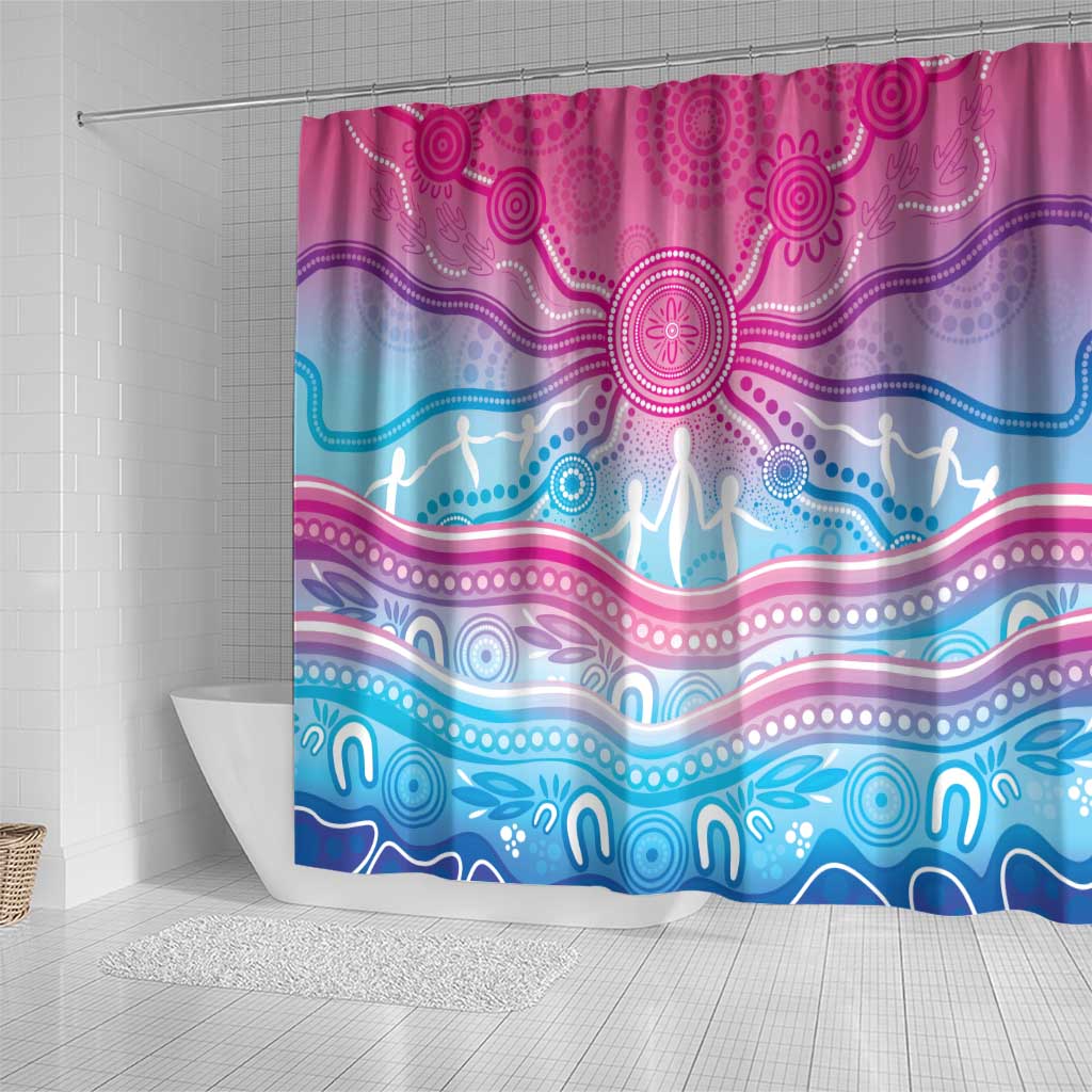NAIDOC Week 50 Years Deadly Shower Curtain Aboriginal Dreamtime