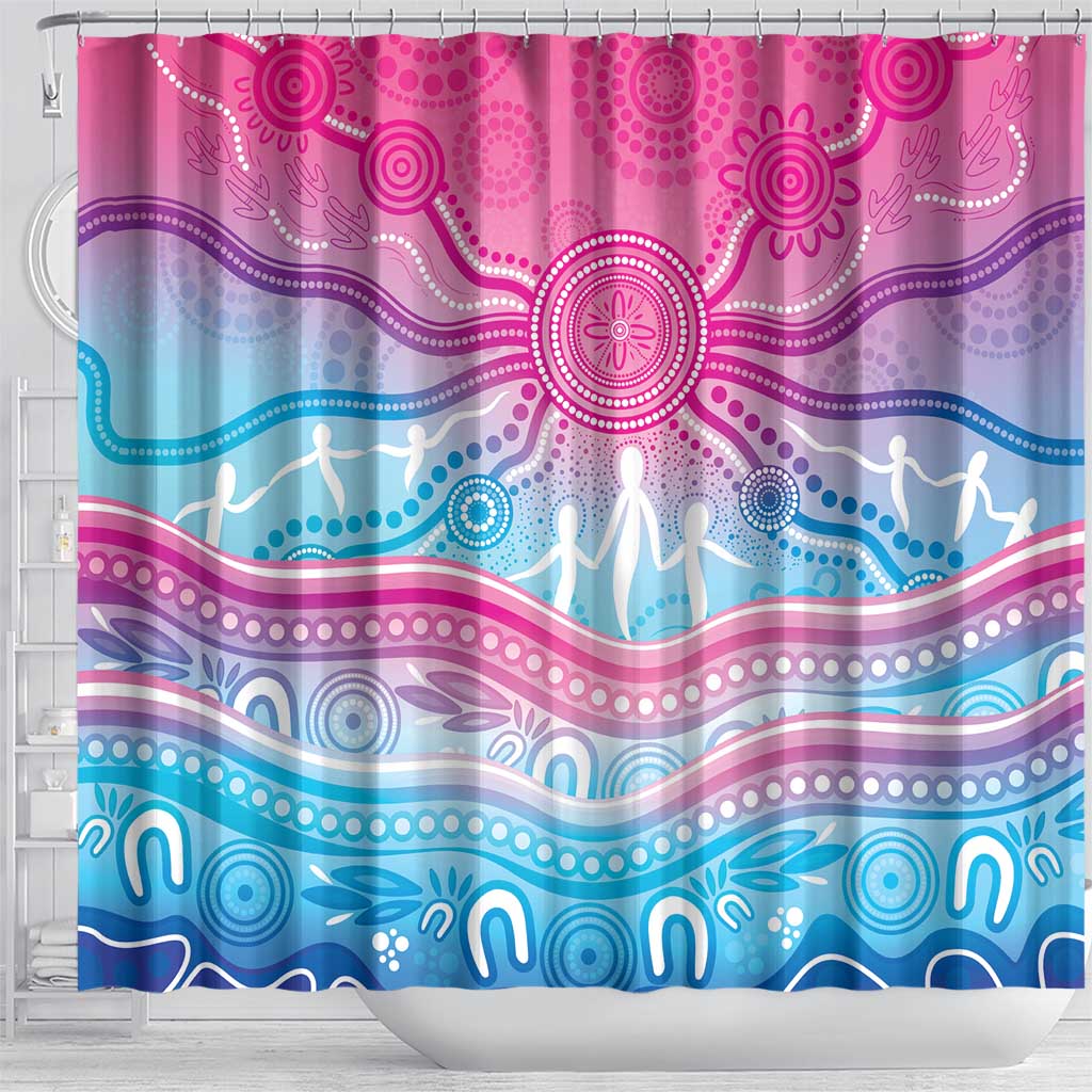 NAIDOC Week 50 Years Deadly Shower Curtain Aboriginal Dreamtime