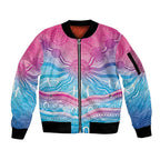 NAIDOC Week 50 Years Deadly Sleeve Zip Bomber Jacket Aboriginal Dreamtime