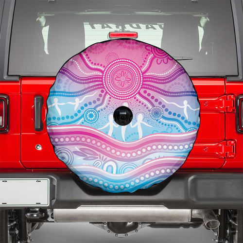 NAIDOC Week 50 Years Deadly Spare Tire Cover Aboriginal Dreamtime