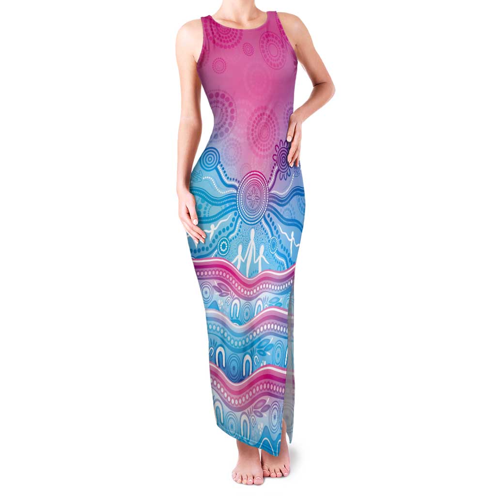 NAIDOC Week 50 Years Deadly Tank Maxi Dress Aboriginal Dreamtime