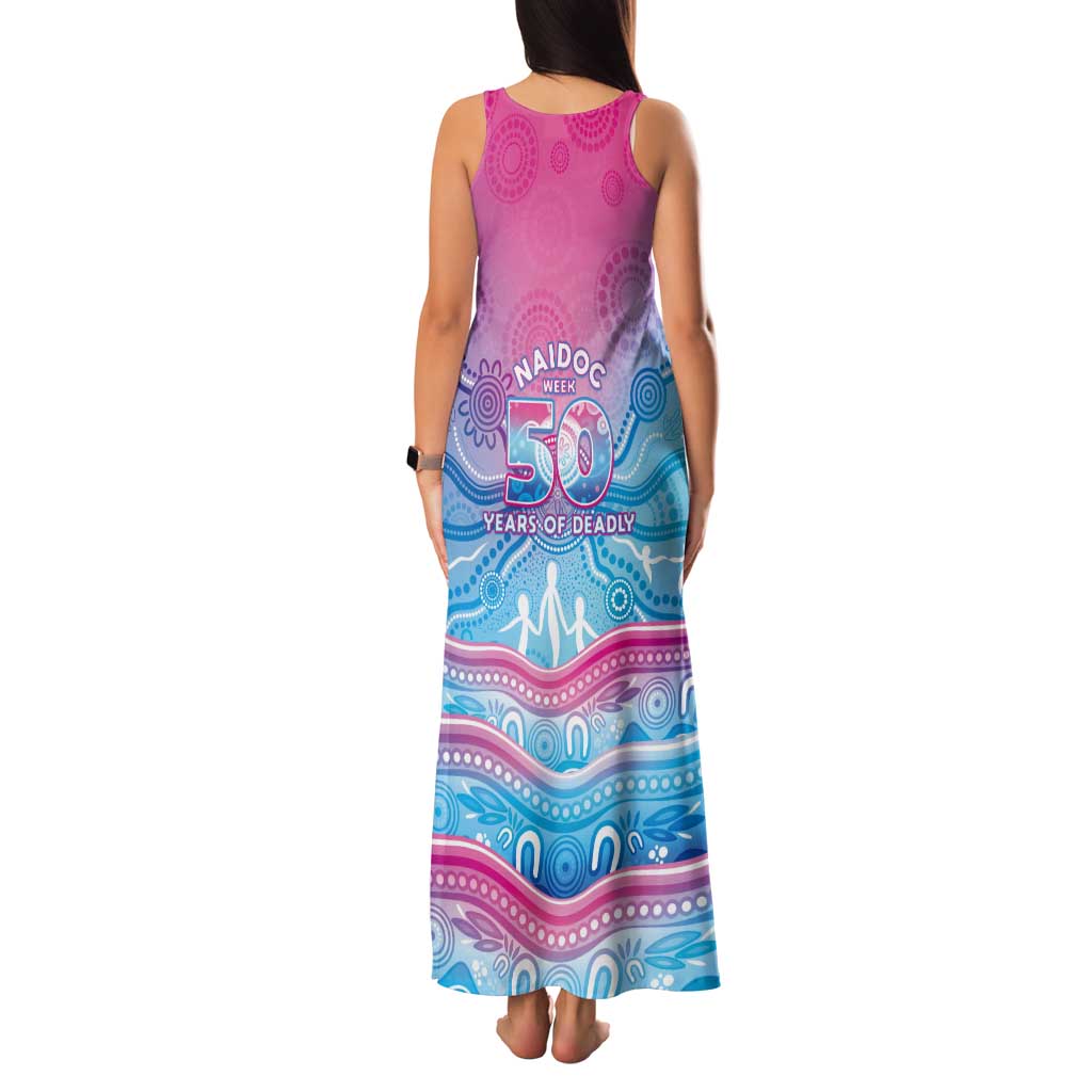 NAIDOC Week 50 Years Deadly Tank Maxi Dress Aboriginal Dreamtime