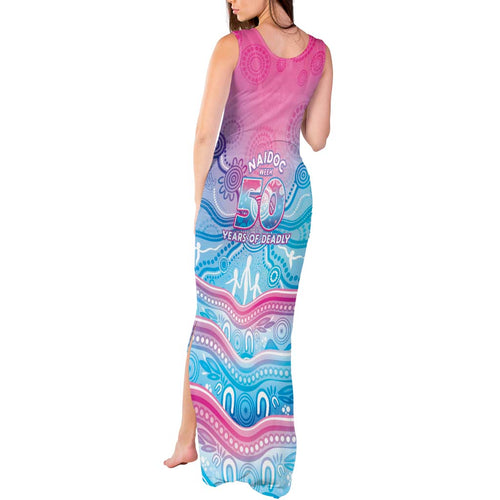NAIDOC Week 50 Years Deadly Tank Maxi Dress Aboriginal Dreamtime