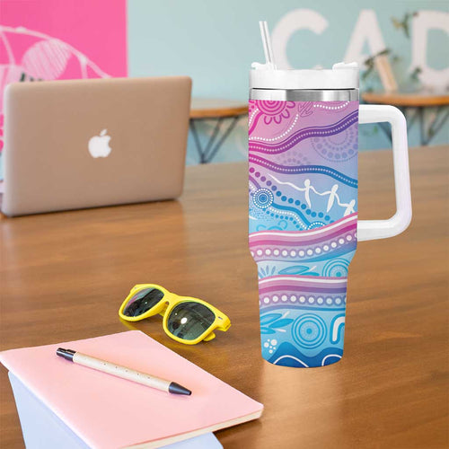 NAIDOC Week 50 Years Deadly Tumbler With Handle Aboriginal Dreamtime