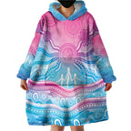 NAIDOC Week 50 Years Deadly Wearable Blanket Hoodie Aboriginal Dreamtime