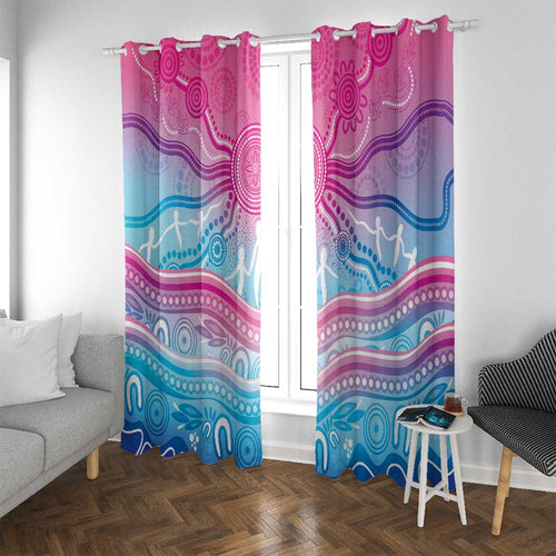 NAIDOC Week 50 Years Deadly Window Curtain Aboriginal Dreamtime