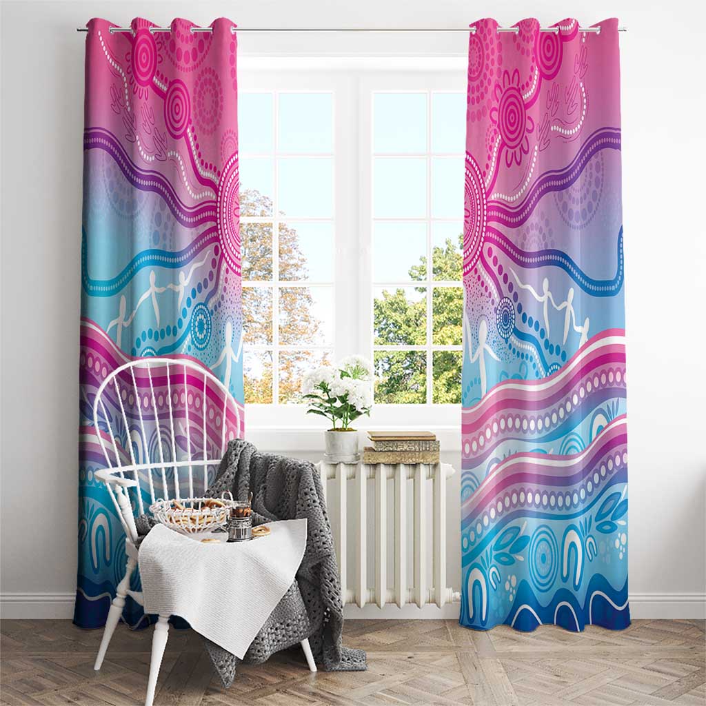 NAIDOC Week 50 Years Deadly Window Curtain Aboriginal Dreamtime