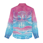 NAIDOC Week 50 Years Deadly Women Casual Shirt Aboriginal Dreamtime