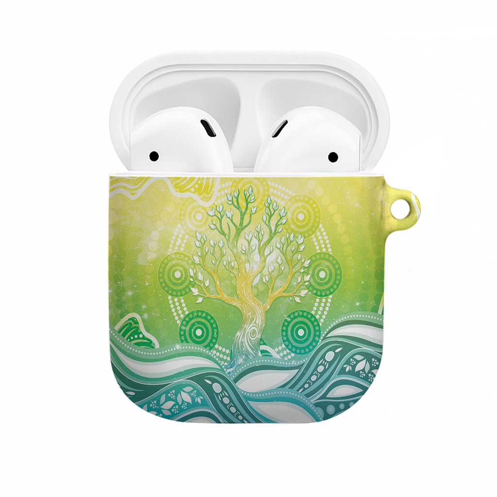 Australia NAIDOC Week AirPods Case Eternal Spirit Tree Pastel Gradient