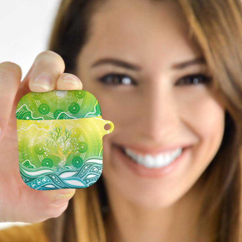 Australia NAIDOC Week AirPods Case Eternal Spirit Tree Pastel Gradient