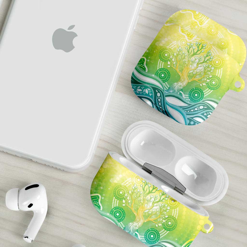 Australia NAIDOC Week AirPods Case Eternal Spirit Tree Pastel Gradient