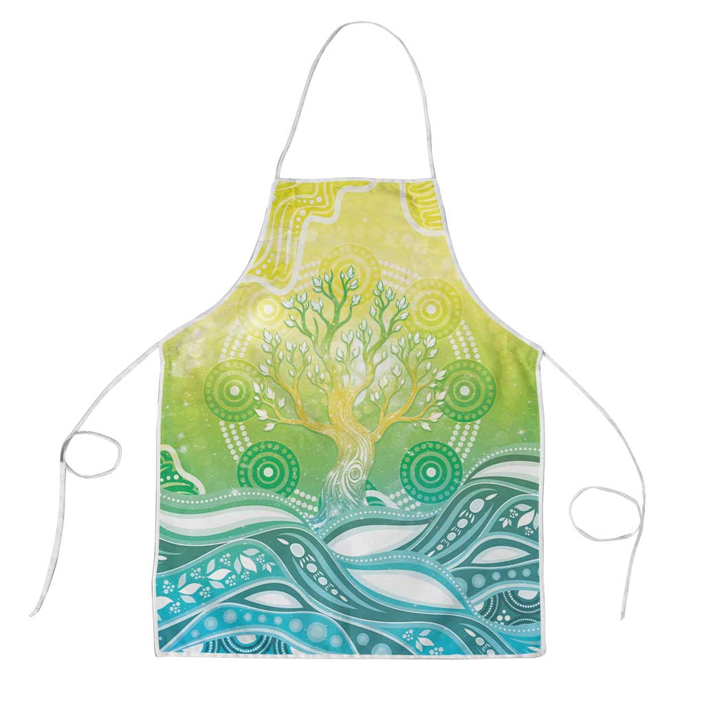 Australia NAIDOC Week Apron Eternal Spirit Tree Pastel Gradient