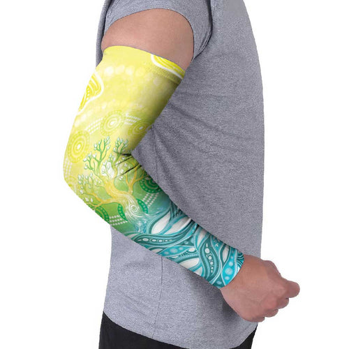 Australia NAIDOC Week Arm Sleeves Eternal Spirit Tree Pastel Gradient