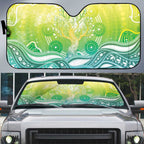 Australia NAIDOC Week Auto Sun Shade Eternal Spirit Tree Pastel Gradient