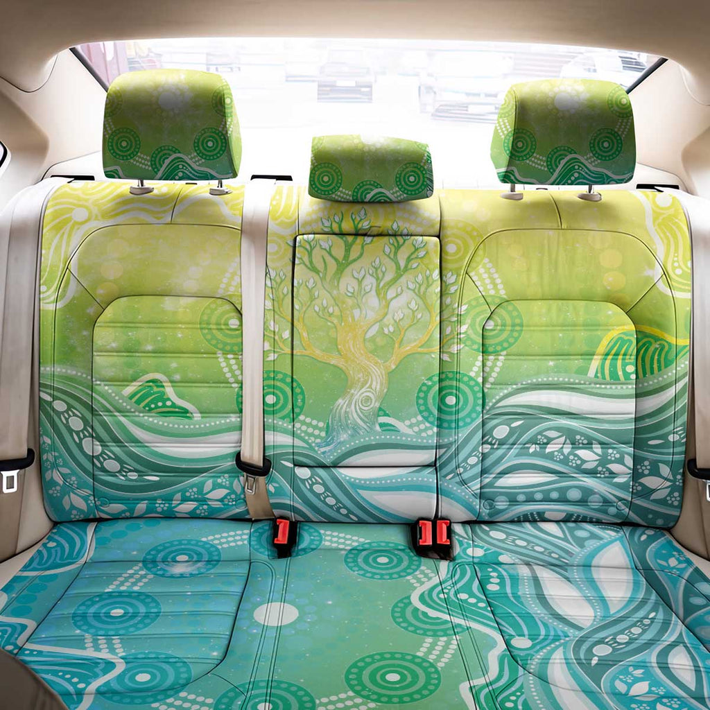 Australia NAIDOC Week Back Car Seat Cover Eternal Spirit Tree Pastel Gradient