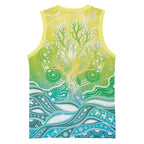 Australia NAIDOC Week Basketball Jersey Eternal Spirit Tree Pastel Gradient
