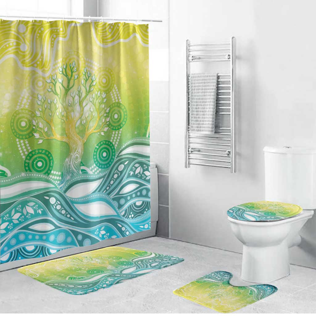 Australia NAIDOC Week Bathroom Set Eternal Spirit Tree Pastel Gradient