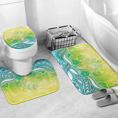 Australia NAIDOC Week Bathroom Set Eternal Spirit Tree Pastel Gradient