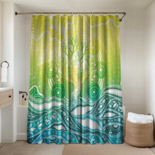 Australia NAIDOC Week Bathroom Set Eternal Spirit Tree Pastel Gradient