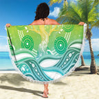 Australia NAIDOC Week Beach Blanket Eternal Spirit Tree Pastel Gradient