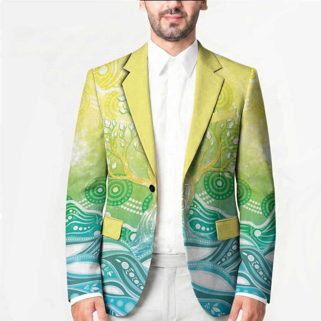Australia NAIDOC Week Blazer Eternal Spirit Tree Pastel Gradient