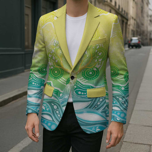 Australia NAIDOC Week Blazer Eternal Spirit Tree Pastel Gradient